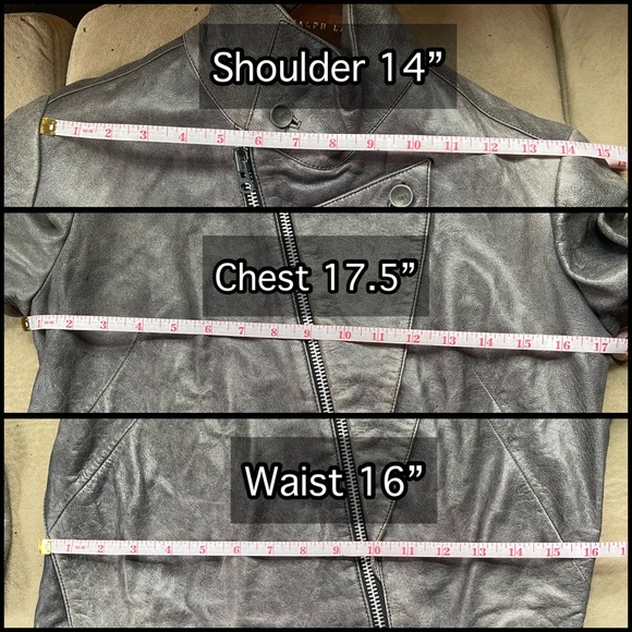 Designer Moto biker leather Jacket Distressed Futuristic Runway Motorcycle 36 XS - Picture 16 of 16